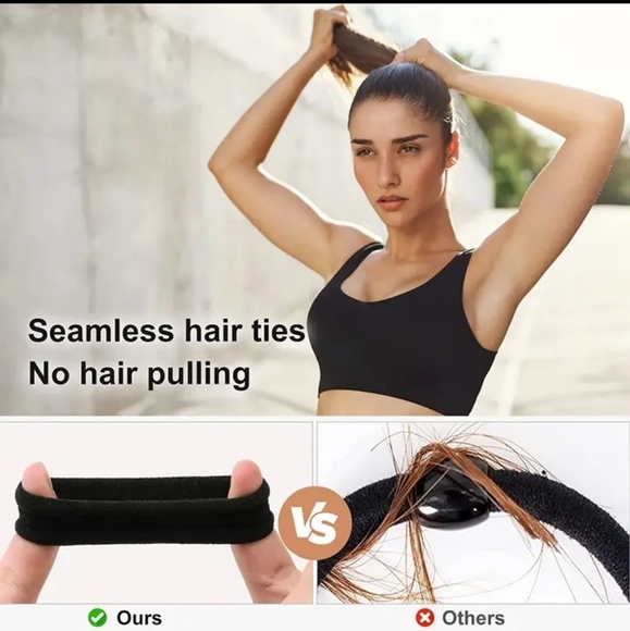 30 piece multicolor hair tie pack - Picture 5 of 5